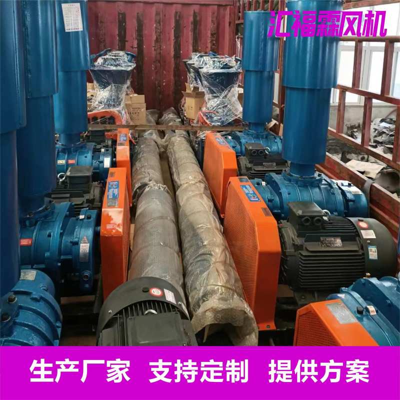 罗茨风机增氧机污水处理低噪音水产养殖气力输送机罗茨风机