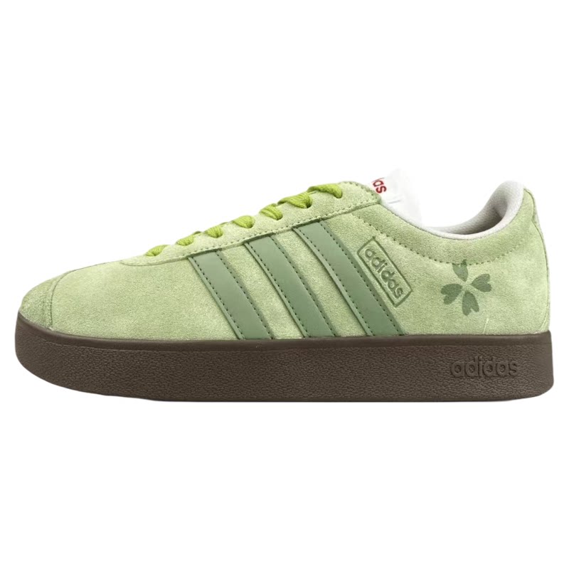 【定制球鞋】adidas neo VL Court 2.0 幸运四叶草 adidas