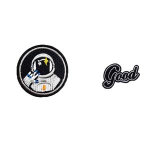 适配波司登羽绒服补丁贴高端修补袖标贴魔术贴衣服专用可缝布贴w