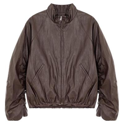 SHORT SENTENCE/短句日常通勤女士立领休闲长袖棉服银泰301574