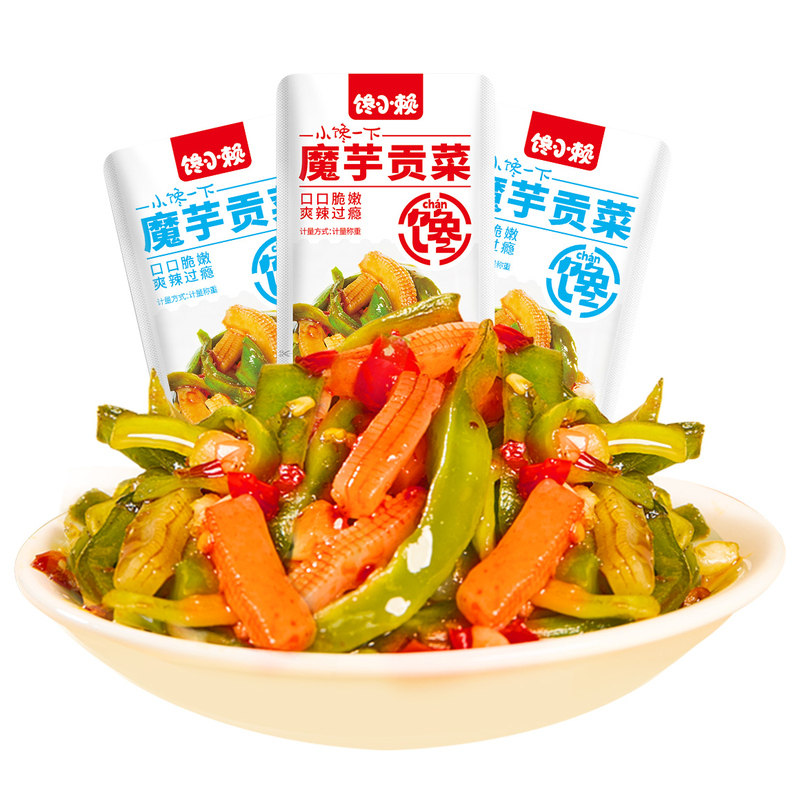 馋小赖魔芋贡菜开袋即食解馋零食