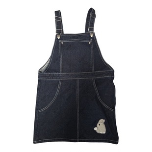 【预售】恋与深空女主COS服蓝白信件牛仔背带裙沈星回夏以昼生日