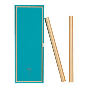 线香双管礼盒送礼自用礼盒21cm沉香檀香装香空香筒双支装香道用品