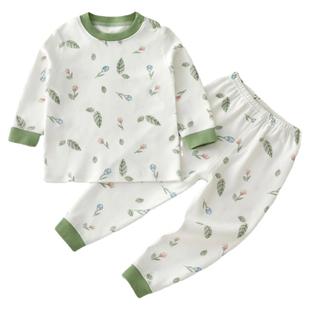 贝肽斯儿童秋衣秋裤纯棉保暖宝宝分体睡衣男童女童婴儿内衣套装S