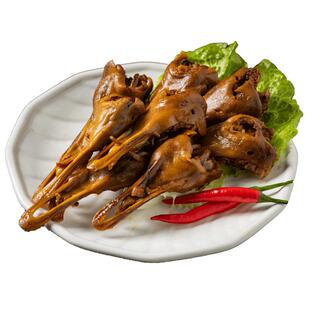 林太香辣鸭下巴开袋即食梅州客家特产下酒菜熟食鸭头卤味肉类零食