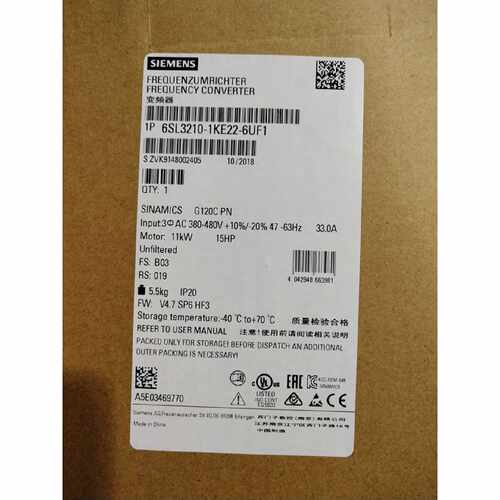 议价6SL3210-1KE22-6UF1/8AB2/8AF2/8AP2/8UP2 西门子G120C变频器