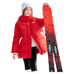 巴拉巴拉童装儿童羽绒服女童冬装连帽厚外套上衣流行舒适户外潮款