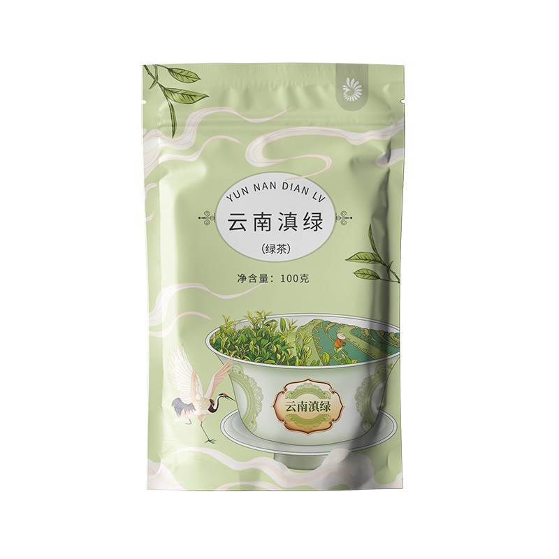 凤牌高山绿茶春茶明前绿茶头采烘青正宗凤牌云南茶叶散装100g