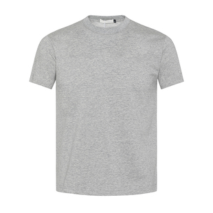 VE2 cleanfit简约夏季百搭纯色小领口短袖T恤男小版修身肌理半袖