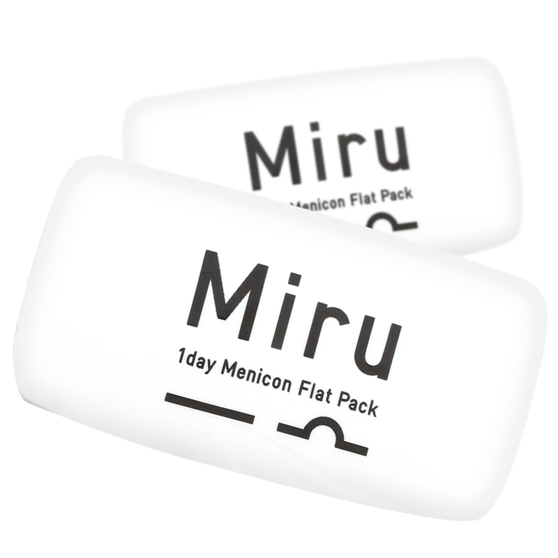 目立康日本Miru米如隐形近视眼镜日抛30片*4进口官方旗舰店正品女