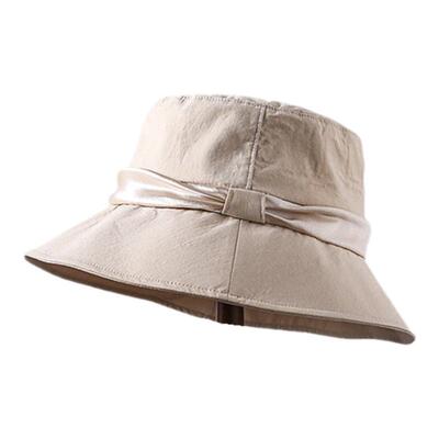 mauropoli渔夫帽出游女夏天丝棉