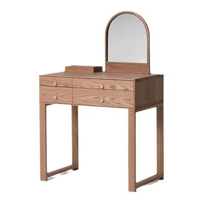 木墨梳妆台带镜子小户型多功能