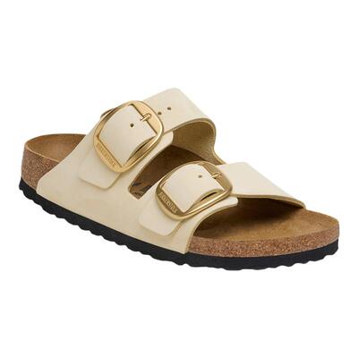 BIRKENSTOCK勃肯绒面革双扣拖鞋