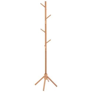 全友家居挂衣架落地卧室家用现代简约北欧全实木衣帽架子客厅KS