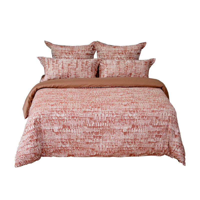 色织大提花四件套全棉奢华蓝铂