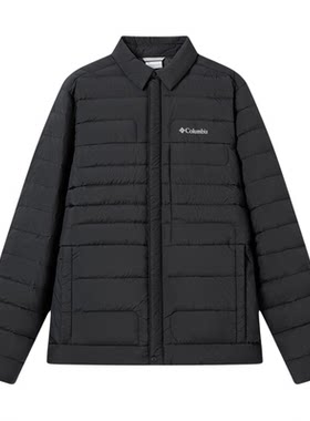 哥伦比亚男拒水保暖650蓬羽绒服