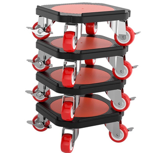 大力士移动底座万向轮家具移动神器搬家滑轮多功能置物架收纳架