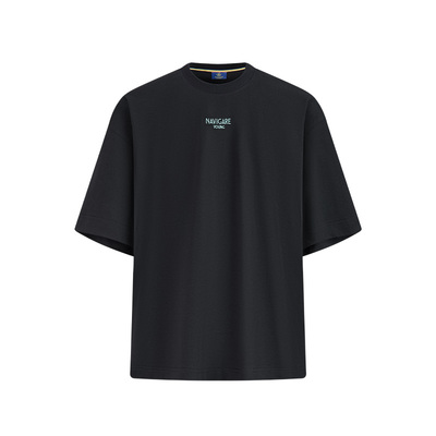 Navigare圆领凉感宽松短袖T恤