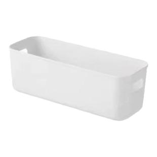 桌面宿舍收纳盒长条窄长型长方形亚克力透明杂物小物件抽屉分隔盒