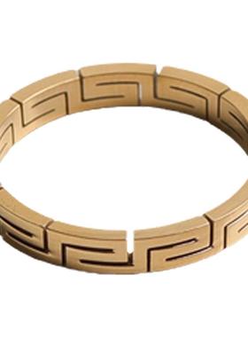 个性不掉色指环轻奢食指戒指女