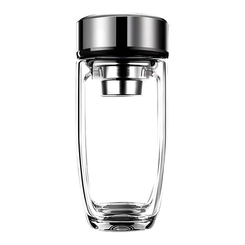 定制姓氏双层加厚鹅蛋玻璃杯