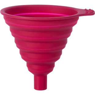 日本硅胶漏斗倒酒加油倒油器大口径分液器倒油斗大号可折叠油漏斗