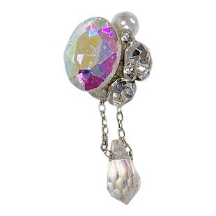 2022日式美甲金属饰品奢华钻蝴蝶结镂空网红天使之泪美甲店用228