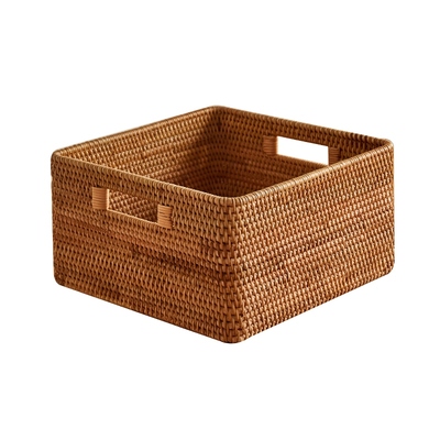 越南藤编桌面收纳筐编织篮