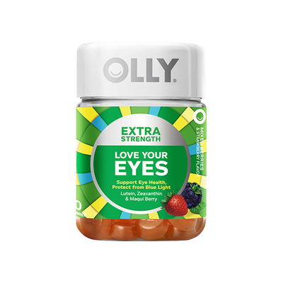OLLY叶黄素加强护眼非护眼片成人保护眼睛玉米黄质进口软糖50粒