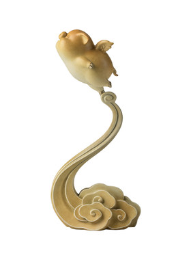 铜师傅《飞翔小猪》摆件