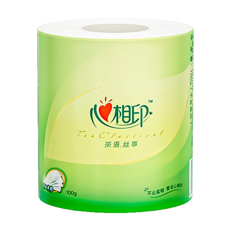 心相印4层加厚原生木浆卷筒纸