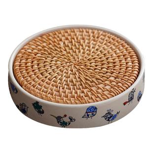 清仓 草木灰茶杯盖碗茶壶主人杯复古单杯陶瓷储水壶承茶室家用