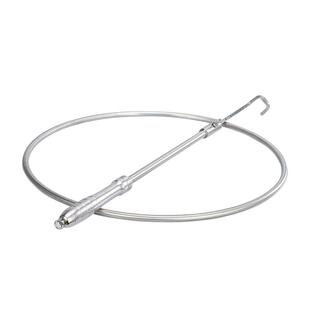 大七不锈钢加粗滚铁环推铁圈怀旧玩具儿童手推圆环滚铁圈铁环