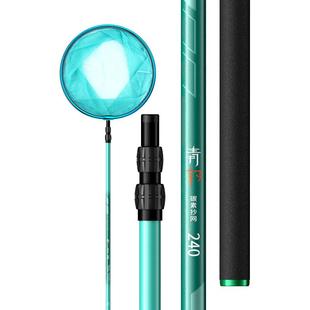 渔之源碳素抄网全套捞鱼网兜抄鱼网捞网鱼抄网伸缩杆大物抄网杆