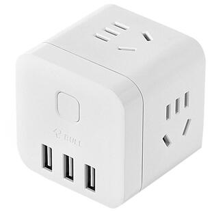 公牛无线魔方智能USB插座插线板插排排插接线板多功能便携U303UW