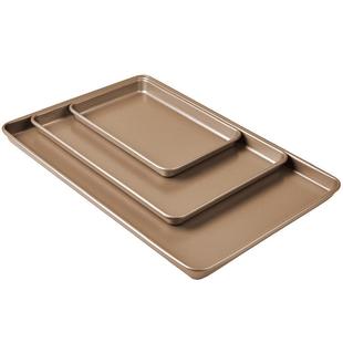 阳晨不粘面包方形瑞士卷烤盘烤箱家用饼干古早蛋糕卷模具烘焙工具