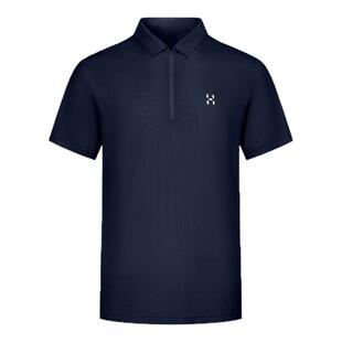 【羊毛速干透气】HAGLOFS火柴棍1/2 Zip Wool Polo男子Polo衫