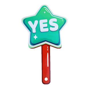 yes no手举牌评委打分牌评分牌判决牌分组比赛道具教学教具幼儿园