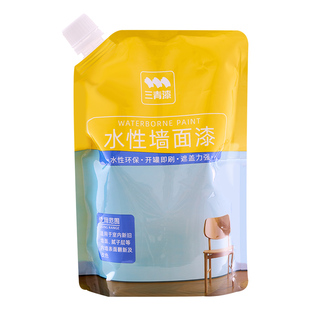 水泥墙毛坯房专用漆室内翻新自刷油漆墙面乳胶漆三青漆旗舰店涂料