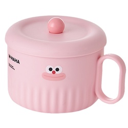 大嘴哈泡面碗带盖大容量