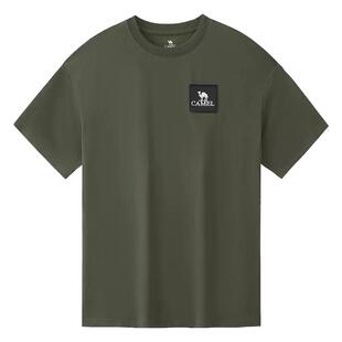 骆驼户外短袖t恤女登山速干上衣男夏季宽松情侣运动半袖快干棉T恤