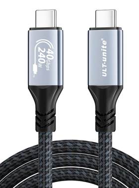 全功能双头type-c数据线80Gbps