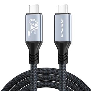 ULT-unite全功能双头typec数据线雷电4/5pd240w快充80Gbps高清视频线40G公对公macbook笔记本平板电脑ipadPro