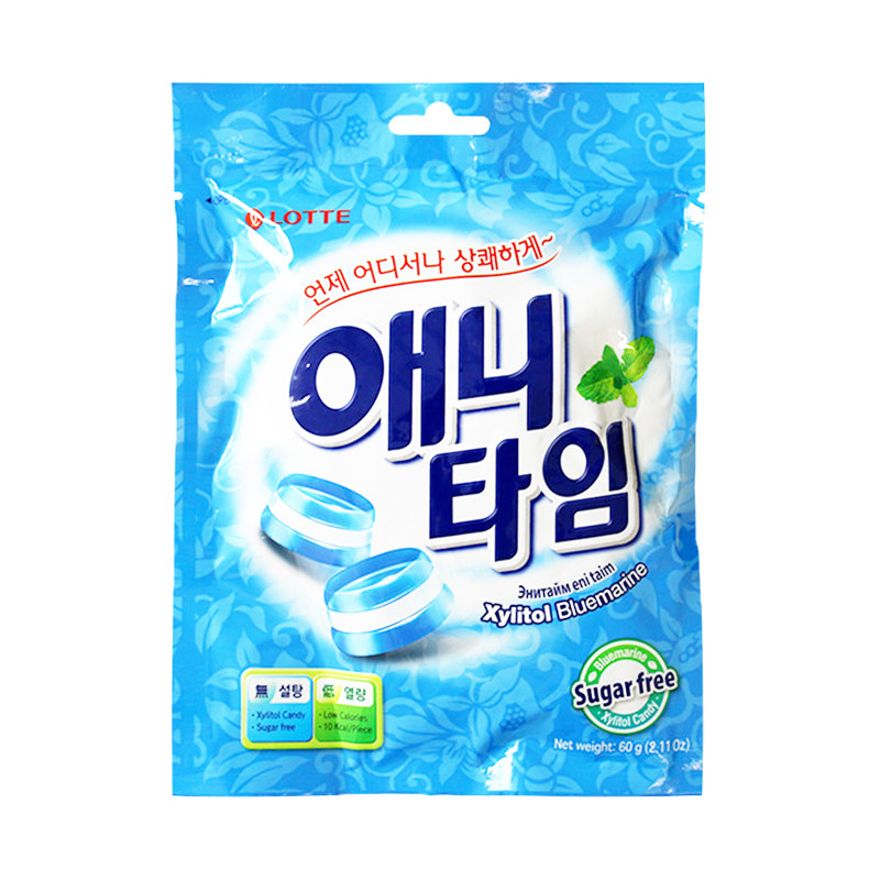 韩国乐天anytime无糖薄荷糖