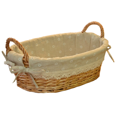 框子椭圆创意零食盒藤编收纳篮