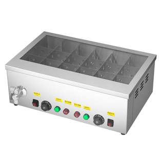 新款商用聚能发热圆盘关东煮机器串串香麻辣烫锅不锈钢便利店专用