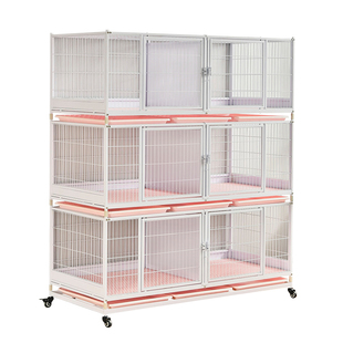 小胖子笼具猫笼猫繁育笼三层猫笼子猫舍繁殖笼家用鸽笼猫咪繁育笼
