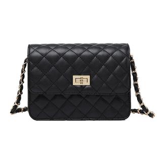 小香风菱格链条包包女2024新款潮百搭斜挎包chic迷你韩版小包迷你