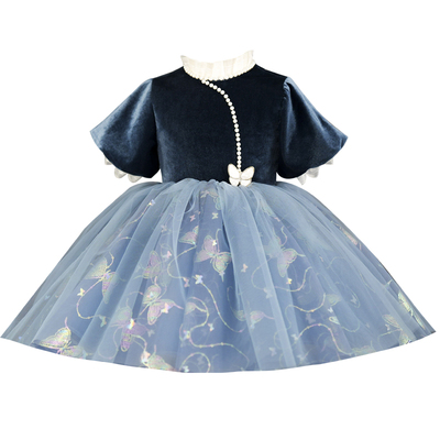 女童轻奢礼服毕业公主蓬蓬裙