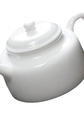 羊脂玉白瓷茶壶家用防烫泡茶壶